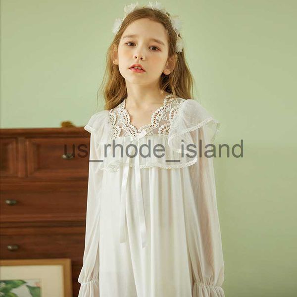 

pajamas children girl's lolita mesh princess sleepshirts.royal style lace nightgowns.victorian toddler kid's nightdress home sleep, Blue;red