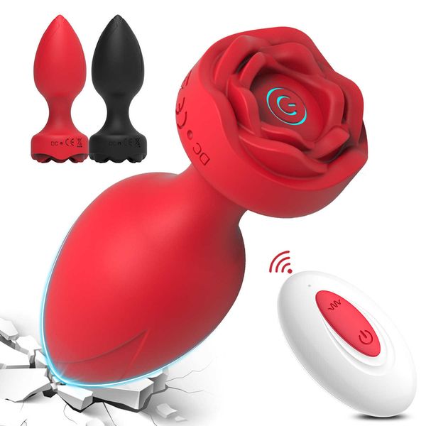 

remote controlled bangor rose vestibular plug male and female shaker adult
