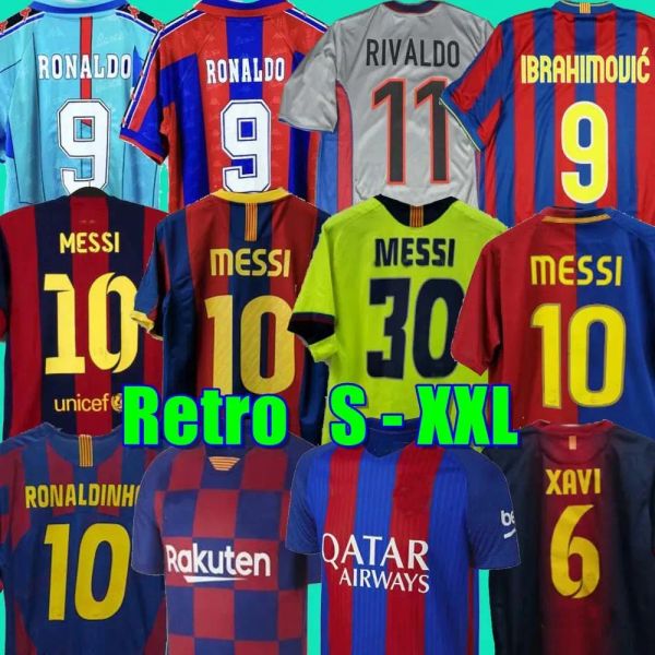 

retro barcelona soccer jerseys barca 96 97 07 08 09 10 11 xavi ronaldinho ronaldo rivaldo guardiola iniesta finals classic maillot de foot 1, Black
