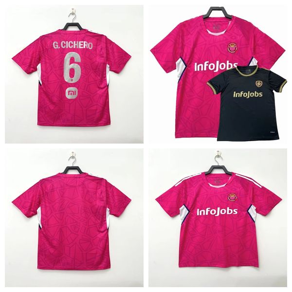 

2023 2024 ultimate mostoles porcinos fc soccer jerseys ubon gio ferinu ronaldinho chicharito g cichero 23 24 sevens, Black;yellow