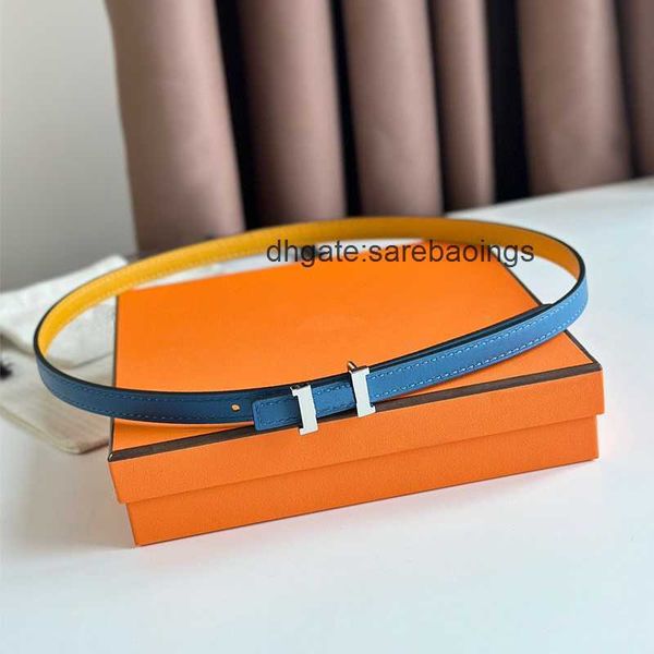 

dress belts for women designer narrow genuine leather h belt simple graceful waistband for dresses thin small metal buckle smooth genuine le, Silver
