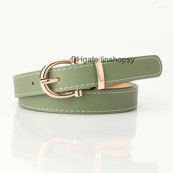 

belts leather women ladies dress belt girls pants jean waist oim1, Silver