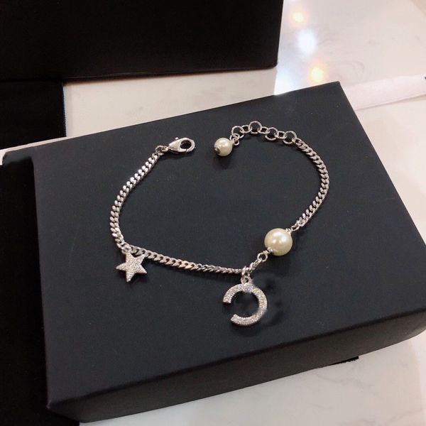 

designer ccity charm bracelets luxury jewelry women fashion chains bracelet pearl party gifts jkk, Golden;silver