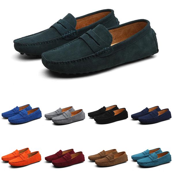 

sailing shoes men's casual men's shoes single shoe standard leather shoes men's sizes 40-45 012, Black