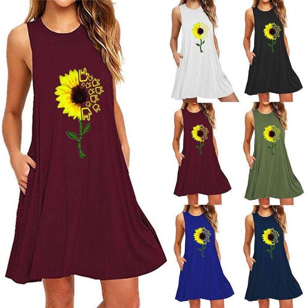 

summer sleeveless slimming a line dress for women, Black;gray