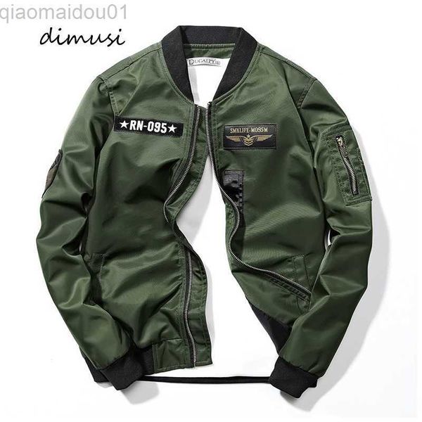

men's jackets dimusi new men's bomber jackets casual male outwear windbreaker coats fashion hip hop mens slim pilot baseball jacke, Black;brown