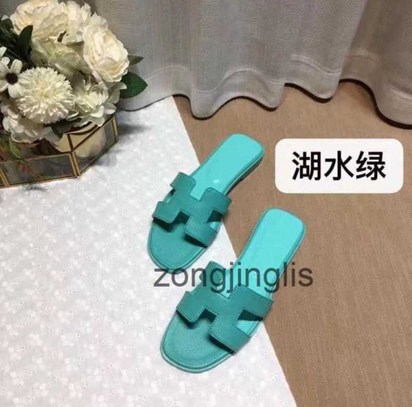 

slippers women's slipper bear designer shoes 2023 sandal oran summer women baida color matching leatflat sandals for tourism litchi pat