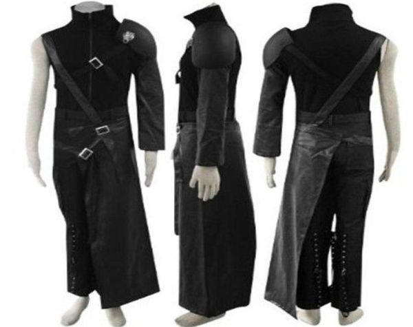 

final fantasy vii cloud cosplay costume zaxs includes 5 accessories8698262, Black
