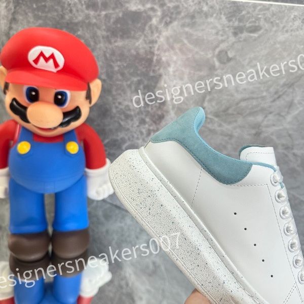 

2023 new designer stage leather increased casual shoes fashion platform mens womens white lace up alexander sneakers xsd221125, Black