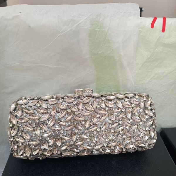 

evening bags 12 colors luxury gemstone clutch women bag mini diamonds ladies banquet dinner party handbag female purse 230720
