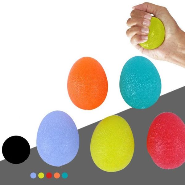 

professional massage hand grips gripper egg shape soft silicone relief power ball fitness wrist finger exercise tools in stock 2tc6274242