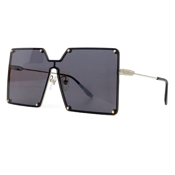 

oversized square women men luxury sunglasses gradient fashion vintage leisure eyewear brand uv400 design alloy glasses come with box, White;black