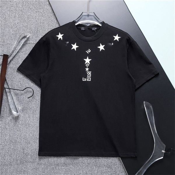 

men's loose t-shirt shirt summer fashion men's wardrobe h7, White;black