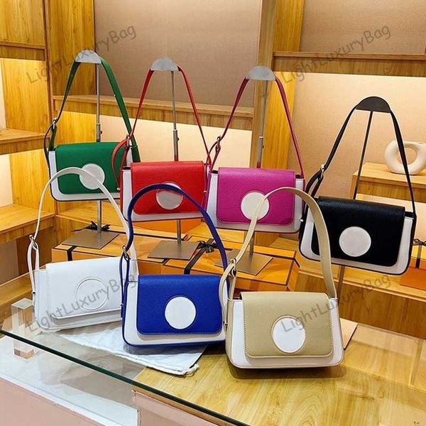 

v brand two-tone subaxillary bag designer the gorgon shoulder bags fashion cross body wallets women leather luxury handbags tote classic fem