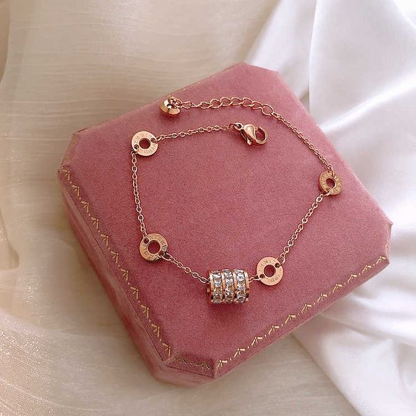 

steel bracelet female roman digital small manwaist simple fashion korean student mori bracelet, Golden;silver