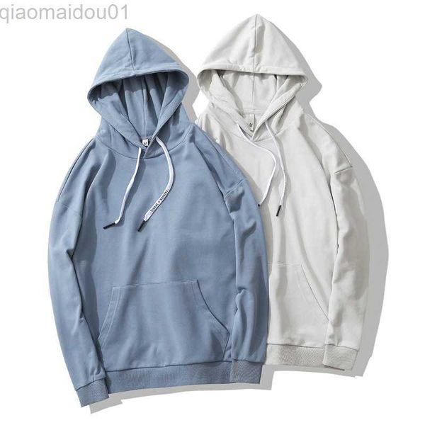 

men's hoodies sweatshirts mrmt 2023 brand autumn's new men's hoodies sweatshirts pure color pullover for male loose casual ho, Black