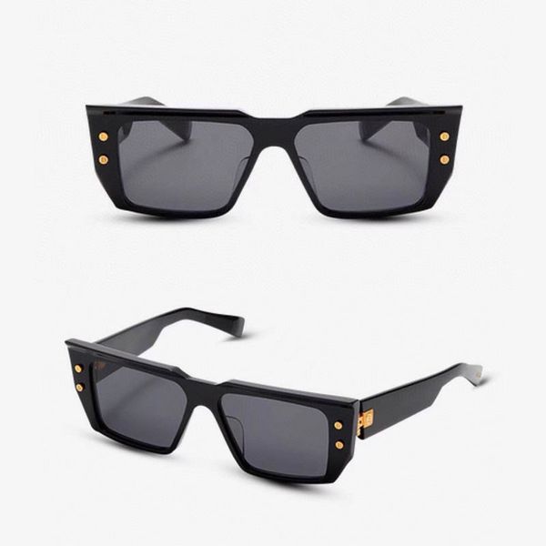 

chunky sheet sunglasses for men and women luxury quality pss-128 glasses hand-polished style designer sunglasses outdoor uv protection class, White;black