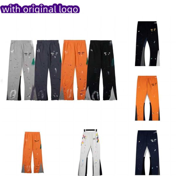 

mens designer pants galleries dept sweatpants pants jeans depts sweatpants splash ink letter pants womens loose casual pants vintage sport t, Black