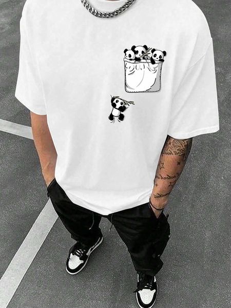 

men's fashion hypemode men plus panda, White;black