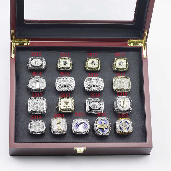 

2010-2022 fantasy football ffl 17 champions ring set, Silver