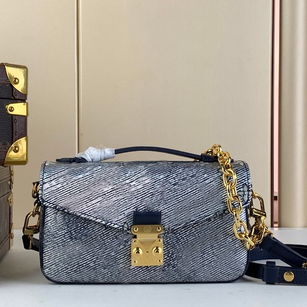 

10a 21.5cm women messenger bags for women leather handbag crossbody bags ladies designer shoulder bag lv104