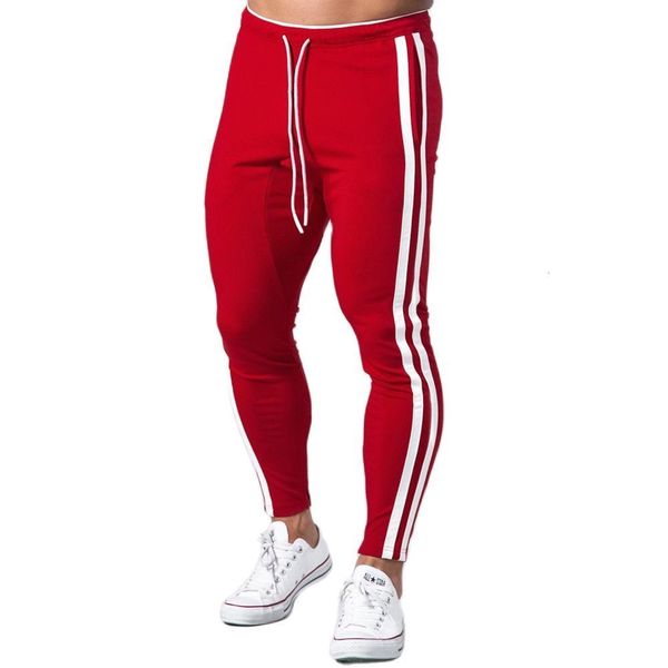 

mens pants red casual pants mens cotton ultrathin sports autumn training trousers fitness running 230720, Black