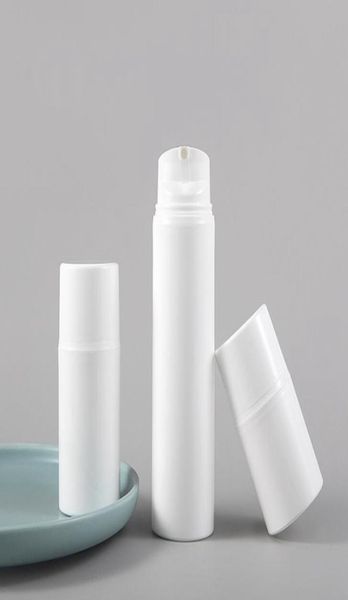 

new 30ml50ml80ml100ml120ml150ml white empty cosmetic vacuum bottle airless pump lotion bottles container whole7247018