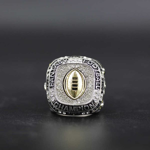 

new 2018 dream soccer rugby design ffl championship ring, Silver