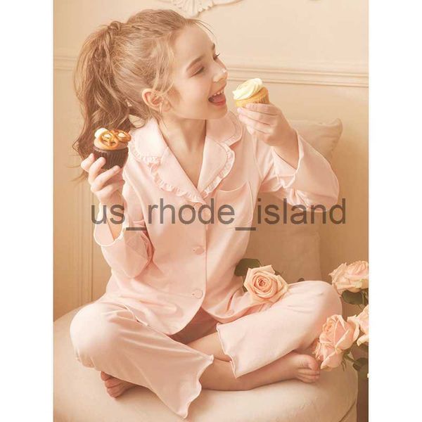 

pajamas children girl's princess sleepwear turndown collar pajama sets.long sleeve +pants.toddler kid's stringy selvedge pyjamas s, Blue;red