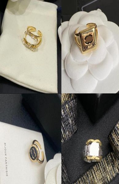 

20style new fashionable jewelry designer rings women letter love wedding supplies 18k gold plated stainless steel diamond gemstone7950142, Silver