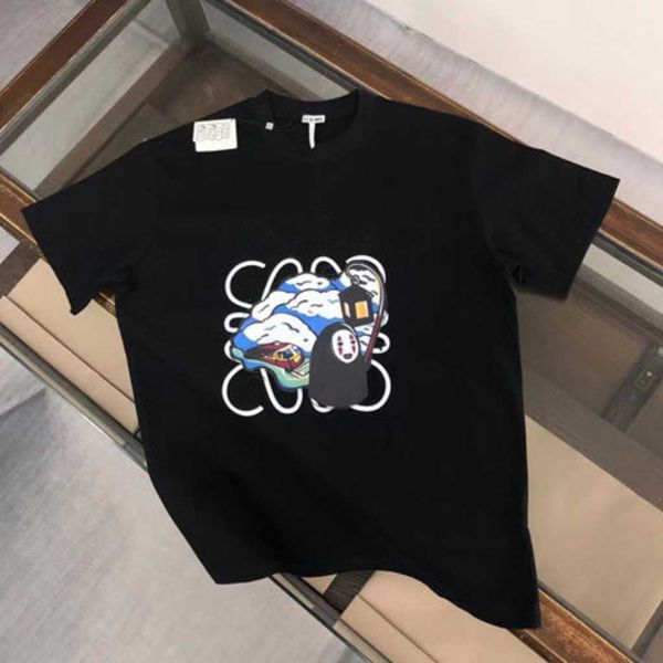 

men's summer print casual loose short sleeve, organic cotton fabric is soft and does not shrink, loose version of leisure, men and wome, White;black
