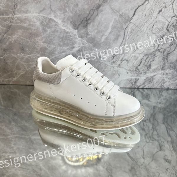 

2023 luxurys designer stage leather increased casual shoes fashionable sports fashion platform mens womens white lace up alexander sneakers, Black