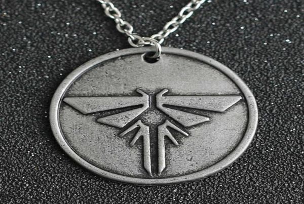 

the last of us 2 necklace firefly letters dogtag joel ellie tess pendant vintage retro game jewelry men women whole32022705746465, Silver