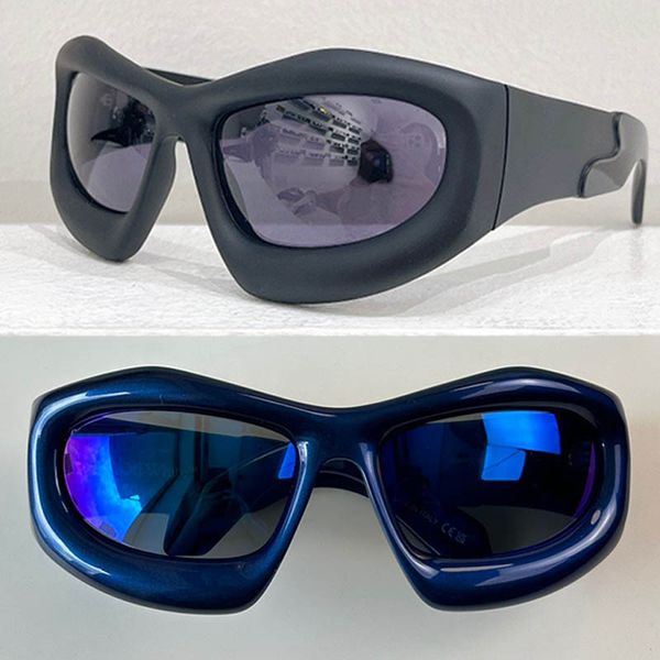 

blue sunglasses volcanite sunglasses womens designer sunglasses oer1075 acetate fiber frame blue lens embossed logo mens party travel bounce, White;black