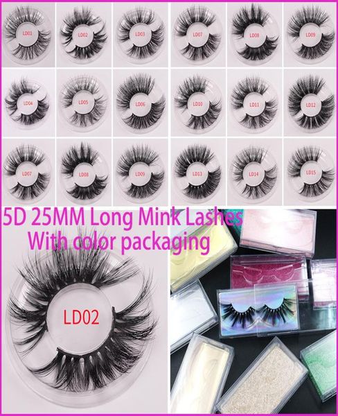 

long dramatic mink lashes 3d mink eyelash 5d 25mm long thick mink lashes handmade false eyelash eye makeup maquiagem ld series 27 2530647
