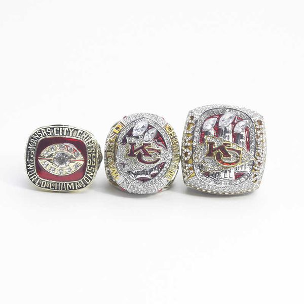 

2023 kansas chief super bowl champion ring set 3 pieces 1969 2019 2023, Silver