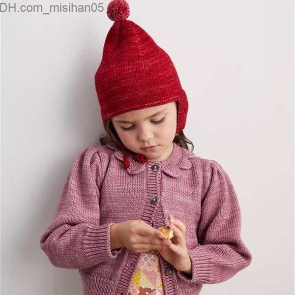 

clothing sets kids sweaters winter misha puff boys girls knit print cardigan children baby cotton knitwear outwear clothes z230726, White