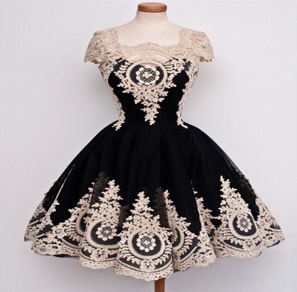 

high school graduation dresses 2019 vestidos de 15 anos corto vintage black short homecoming dresses with lace appliques5560956, Blue;pink