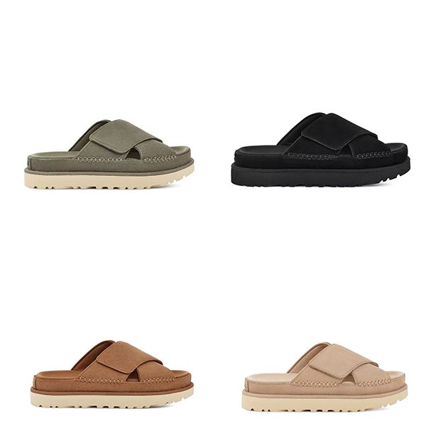 

slippers fashion classics sandals men women slippers design summer platform sandals men women leather slippers home slipper mens shoes, Black