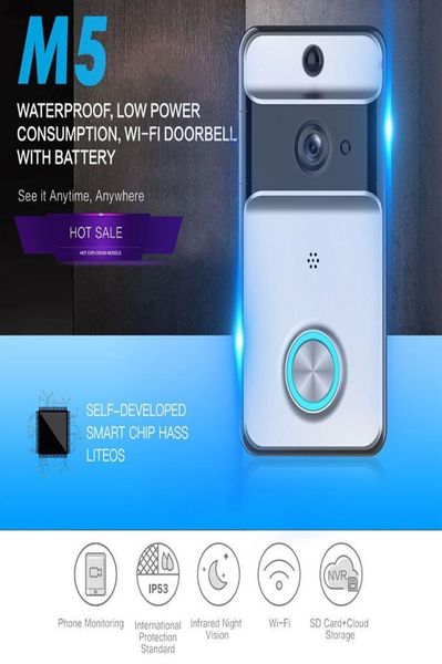 

wireless video camera doorbell wifi door intercom security eye talk support ir night vision twoway voice cloud storage9518476