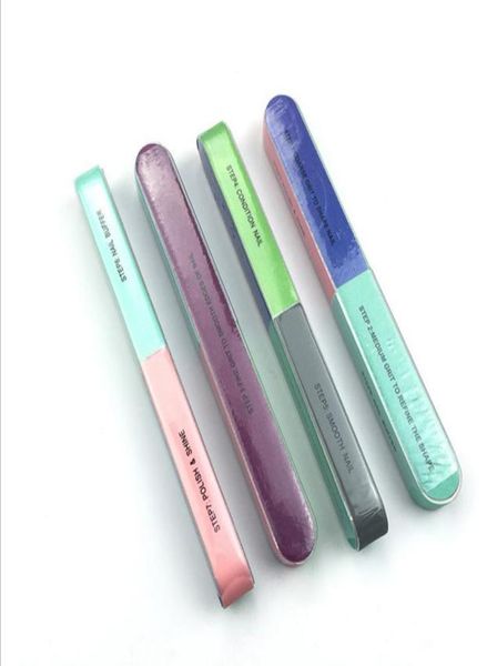 

60pcslot nail buffer block manicure remover creative printing file sanding sand sixsided polishing accessoires tool buff5154194