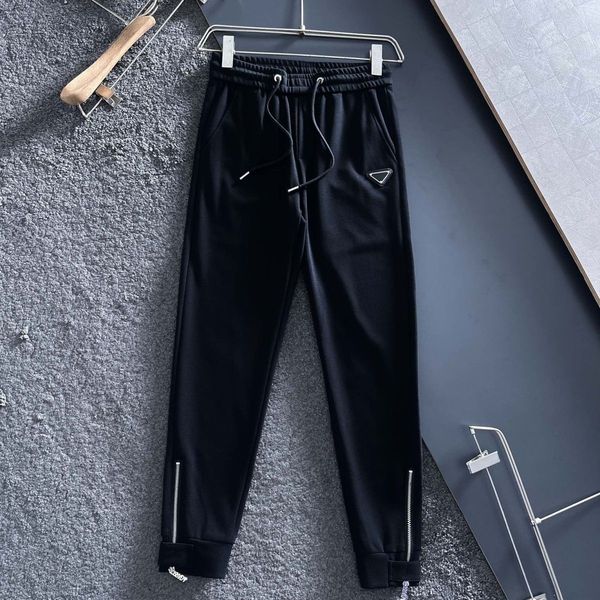

men's pants designer large mens pants classic triangle embroidered sports trousers fashion men women casual sweatpants 6zd2, Black