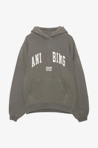 

23s ab hoodie womens fashion classic cotton sweatshirt new letter print bing hooded pullover washed loose bing hoodies 2 nlvi, Black