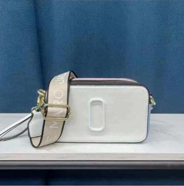 

designer fashion bag handbag famous totes marc snapscamera small crossbody purse women shoulder bags messenger cross body r23012006, Black;red