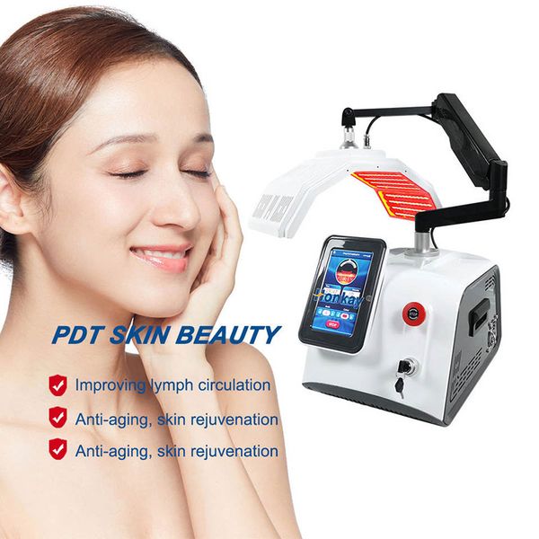 

pdt led light therapy machine 7 colors led gene biology light beauty device blue red light skin rejuvenation machine