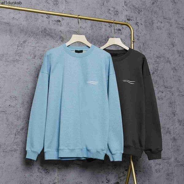 

qaag balencaigaly balencigaly fashion designer men's sweatshirts spring and autumn new long-sleeved t-shirts ity for men and women can, Black