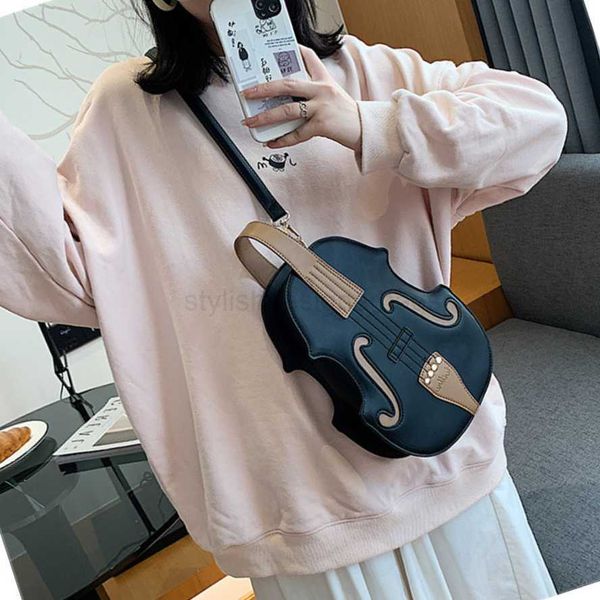 

shoulder bags new fashion pu leather women's backpack designer female violin crossbody brand luxury handbag shopper purse bolsosstylish