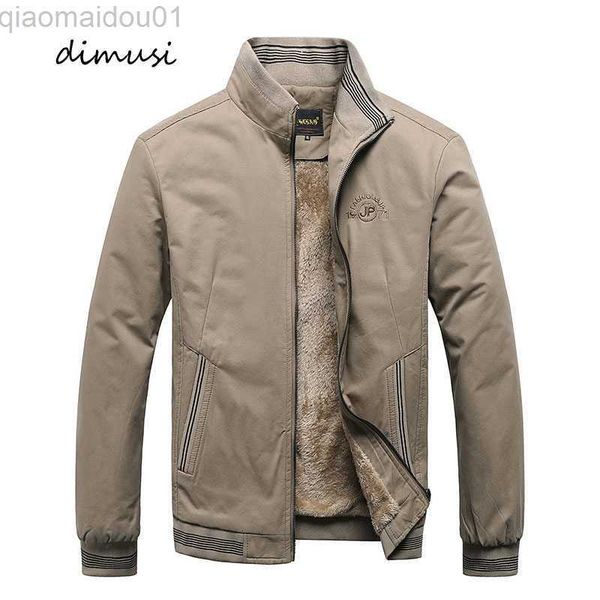 

men's jackets dimusi winter mens bomber jackets casual male outwear fleece thick warm windbreaker jacket mens military baseball coats c, Black;brown