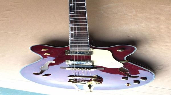 

whole customized new 6string jazz electric guitar semihollow body model personalized service 20200913 8609458