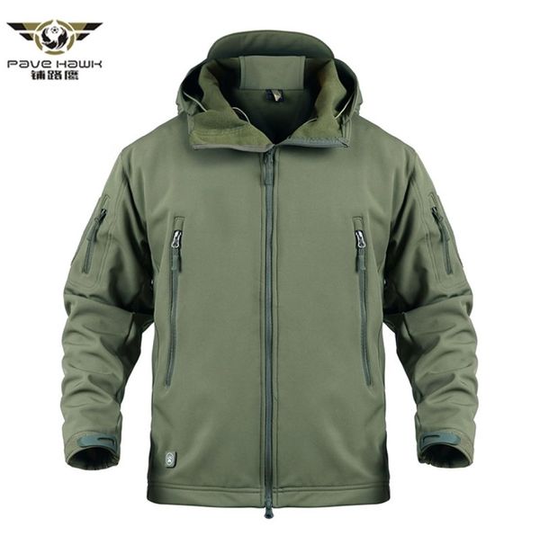 

shark skin military tactical jacket men softshell waterpoof camo camouflage windbreaker army hood combat jacket male winter coat 29759863, Black;brown